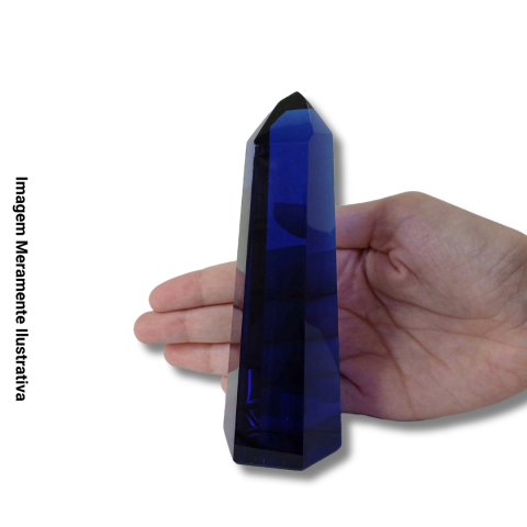 Ponta de Obsidiana Azul 260gr - Unidade